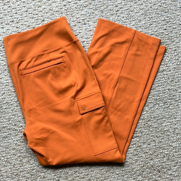 ✨ ATHLETA ✨ Orange DELANCEY Straight Cargo Pant Size 2X - Picture 11 of 16